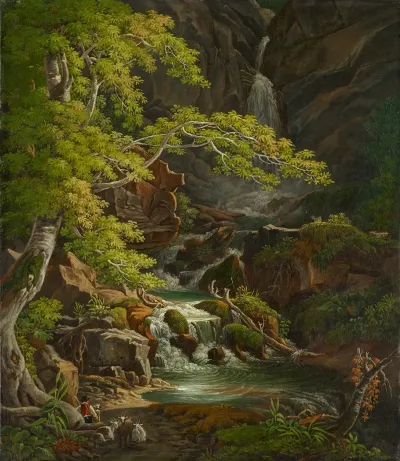Waterfall In The Munster Valley