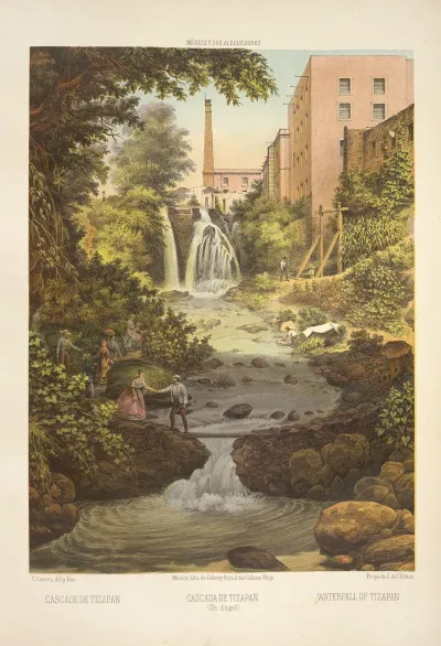 Waterfall Of Tizapan