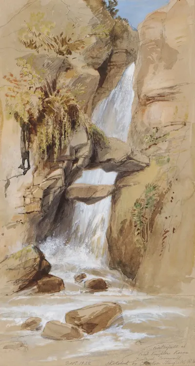 Waterfall St Knightons Kieve Tintagel Cornwall