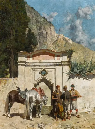 Watering The Horses 3