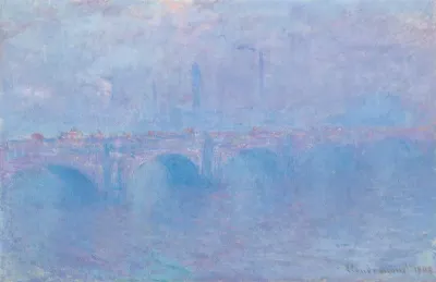 Waterloo Bridge Effet De Brouillard