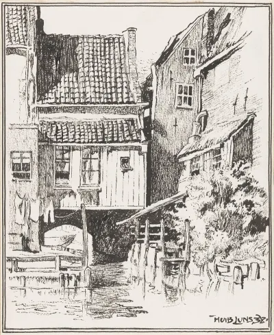 Waterpoortje Naar De Zuiderhaven Te Enkhuizen