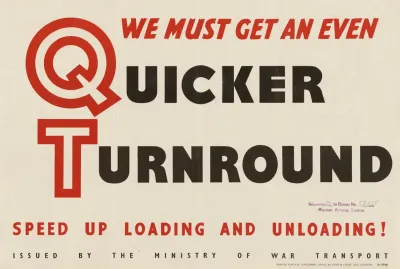We Must Get An Even Quicker Turnround