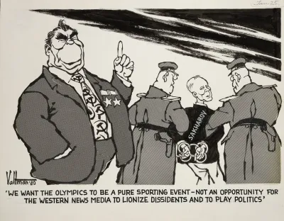 We Want The Olympics To Be A Pure Sporting Event Not An Opportunity For The Western News Media To Lionize Dissidents And To Play Politics