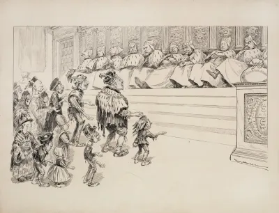 Wealthy Americans Depicted As Italian Doges