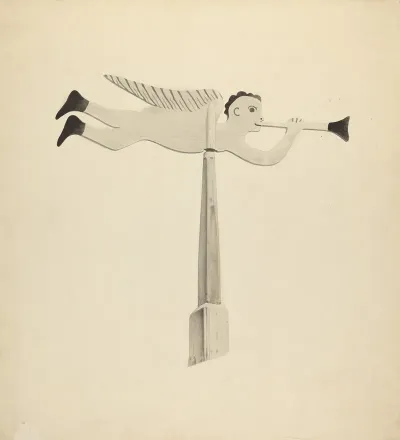 Weather Vane Angel Gabriel