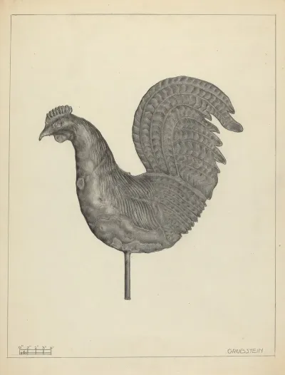 Weather Vane Finial 11