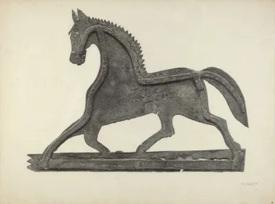 Weather Vane Horse 3