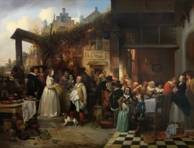 Wedding In Flanders In The Seventeenth Century