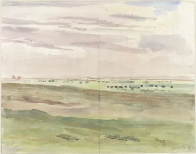 Weidelandschap Met Kudden