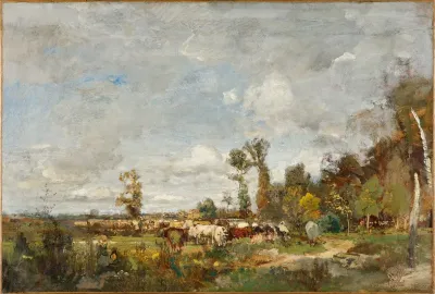 Weidendes Vieh In Holland