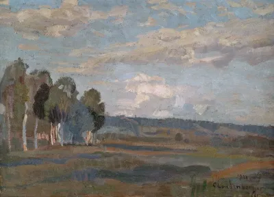 Weite Sommerlandschaft