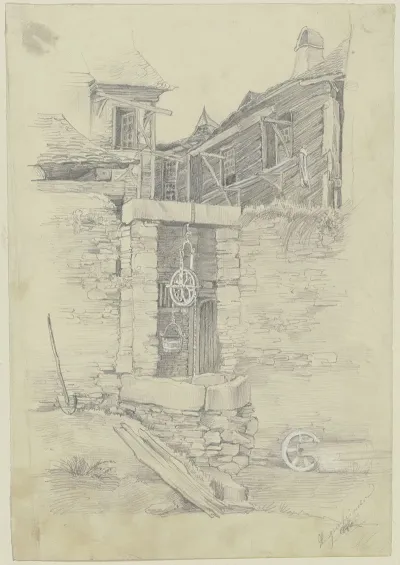 Well By A Farmhouse