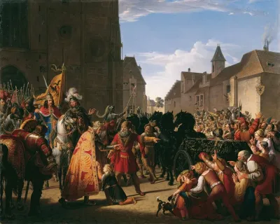 Wenzel Bittet Rudolf Von Habsburg Um Die Leiche Seines Vaters Przemysl Ottokar