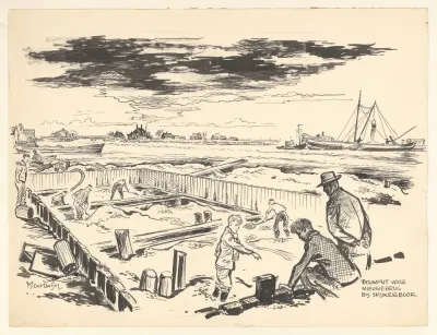 Werkzaamheden Aan De Nieuwe Brug Bij Spijkerboor