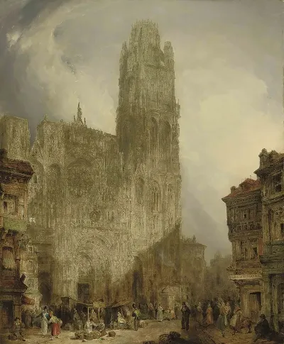 West Front Of Notre Dame Cathedral Rouen