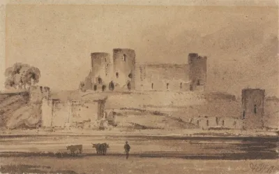 West View Of Rhyddlan Castle