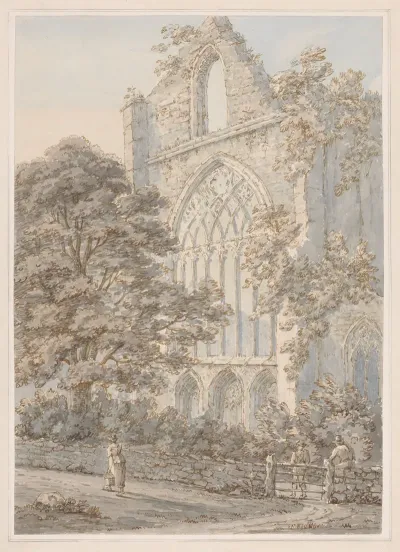 West Window Of Tintern Abbey