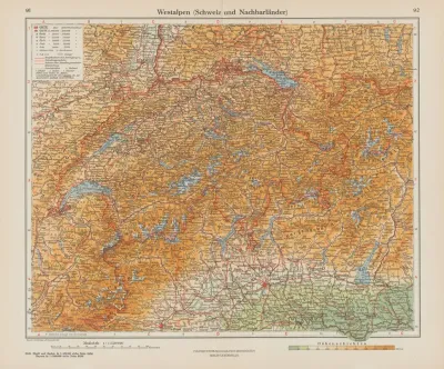 Westalpen Schweiz Und Nachbarlander