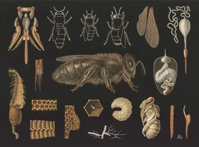 Western Honey Bee Apis Mellifera