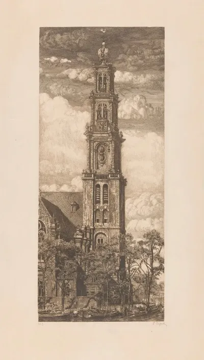 Westertoren In Amsterdam