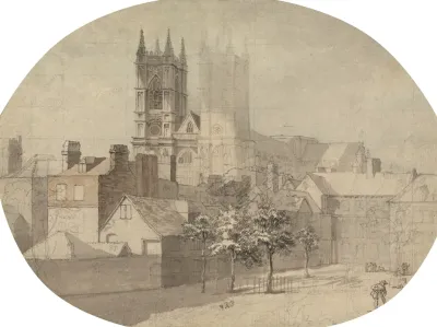Westminster Abbey From Deans Yard