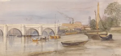 Westminster Bridge From The Lambeth Shore