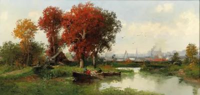 Wetland Landscape In Vienna