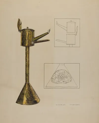 Whale Oil Lamp 10