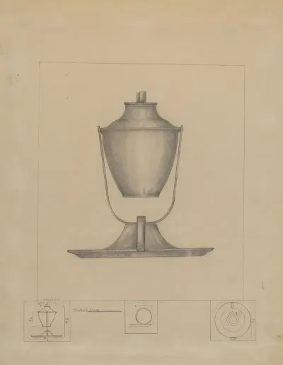Whale Oil Lamp 11