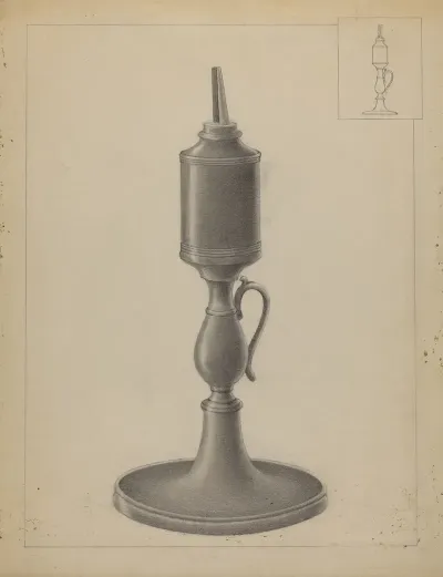 Whale Oil Lamp 14