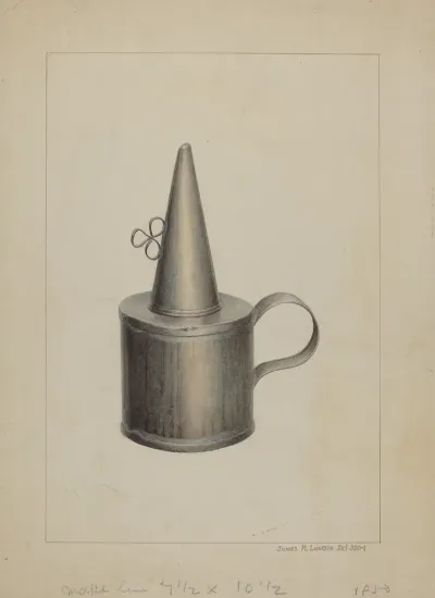Whale Oil Lamp 18