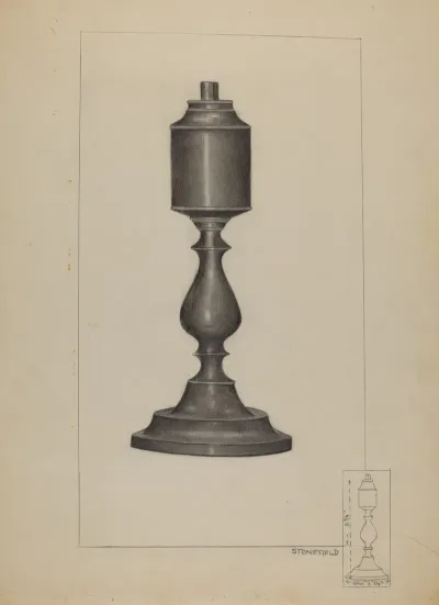 Whale Oil Lamp 21