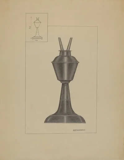 Whale Oil Lamp 23