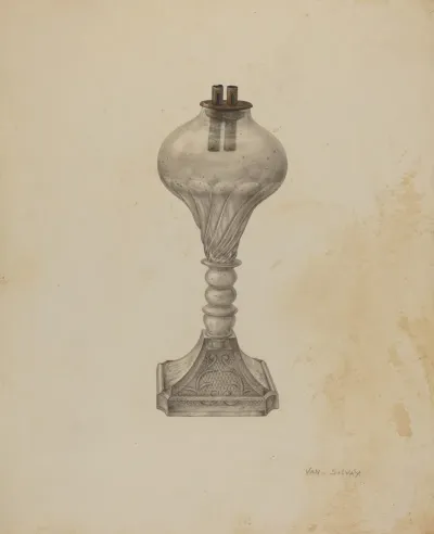 Whale Oil Lamp 26