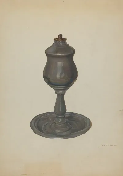 Whale Oil Lamp 28