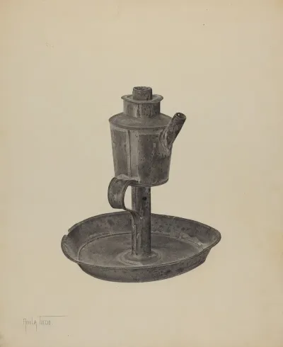 Whale Oil Lamp 2