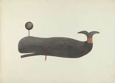 Whale Weather Vane 2