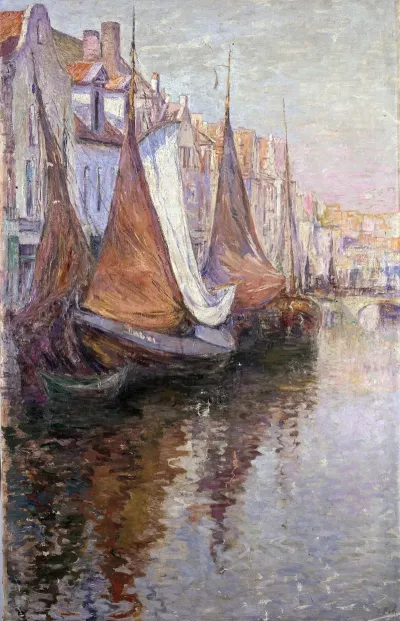 Wharf In Mechelen