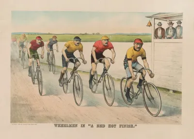 Wheelmen In A Red Hot Finish