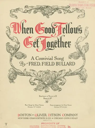When Good Fellows Get Together