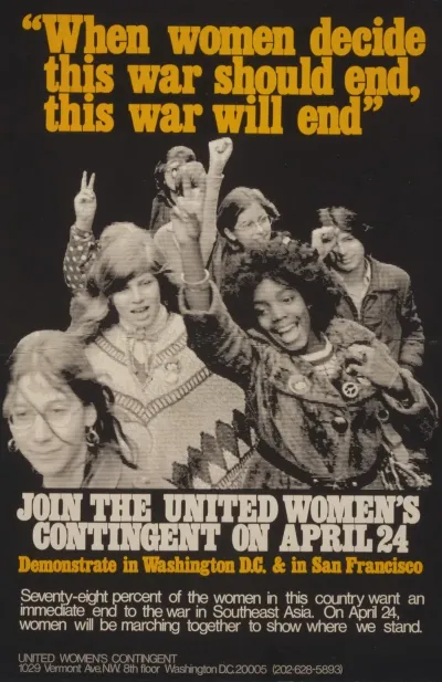 When Women Decide This War Should End This War Will End Join The United Womens Contingent On April 24