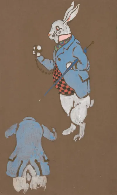White Rabbit Costume Design For Alice In Wonderland 1915