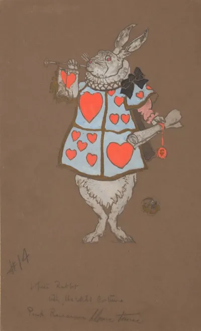 White Rabbit With Heralds Costume Costume Design