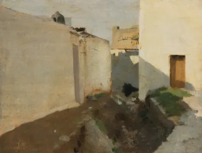 White Walls In Sunlight Morocco