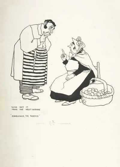 Who Got It From The Fruit Woman Peeriwinkie The Puddock From Topsy Turvy Tales