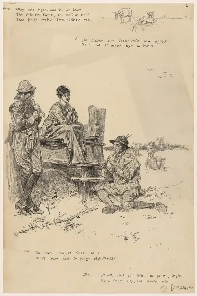 Why Then Begin Illustration To A Bucolick Or Discourse Of Neatherds