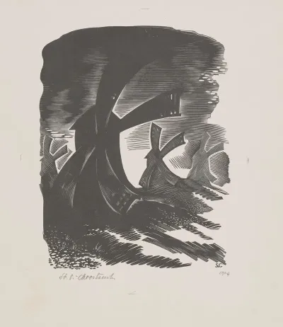 Wiatraki Ii Ilustracja Do Ballady O Wiatrakach Hilarego Majkowskiego