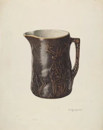 Wide Top Jug Or Pitcher