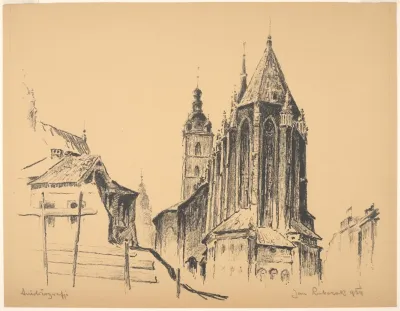 Widok Na Kosciol Mariacki Od Wschodu